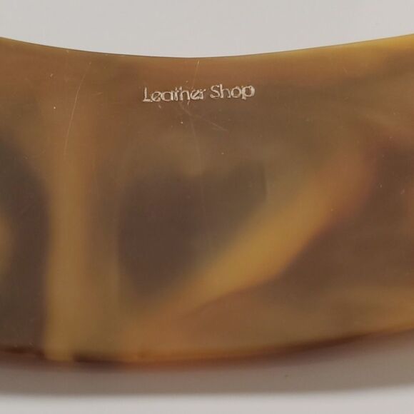 Beautiful leather belt. 19'..made in leather shop. - Picture 7 of 9